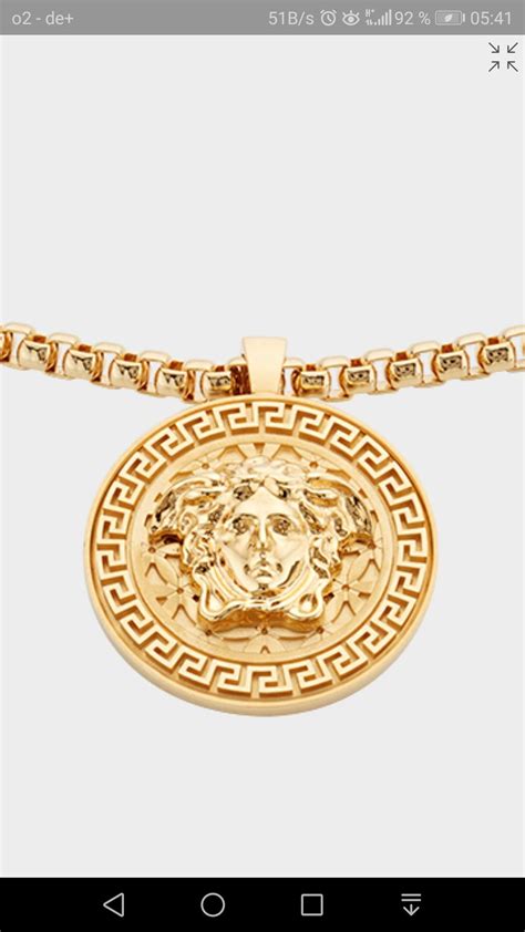 versace kette medusa fake|authentication of versace products.